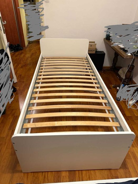 Rama łóżka z dnem z listew 90x200