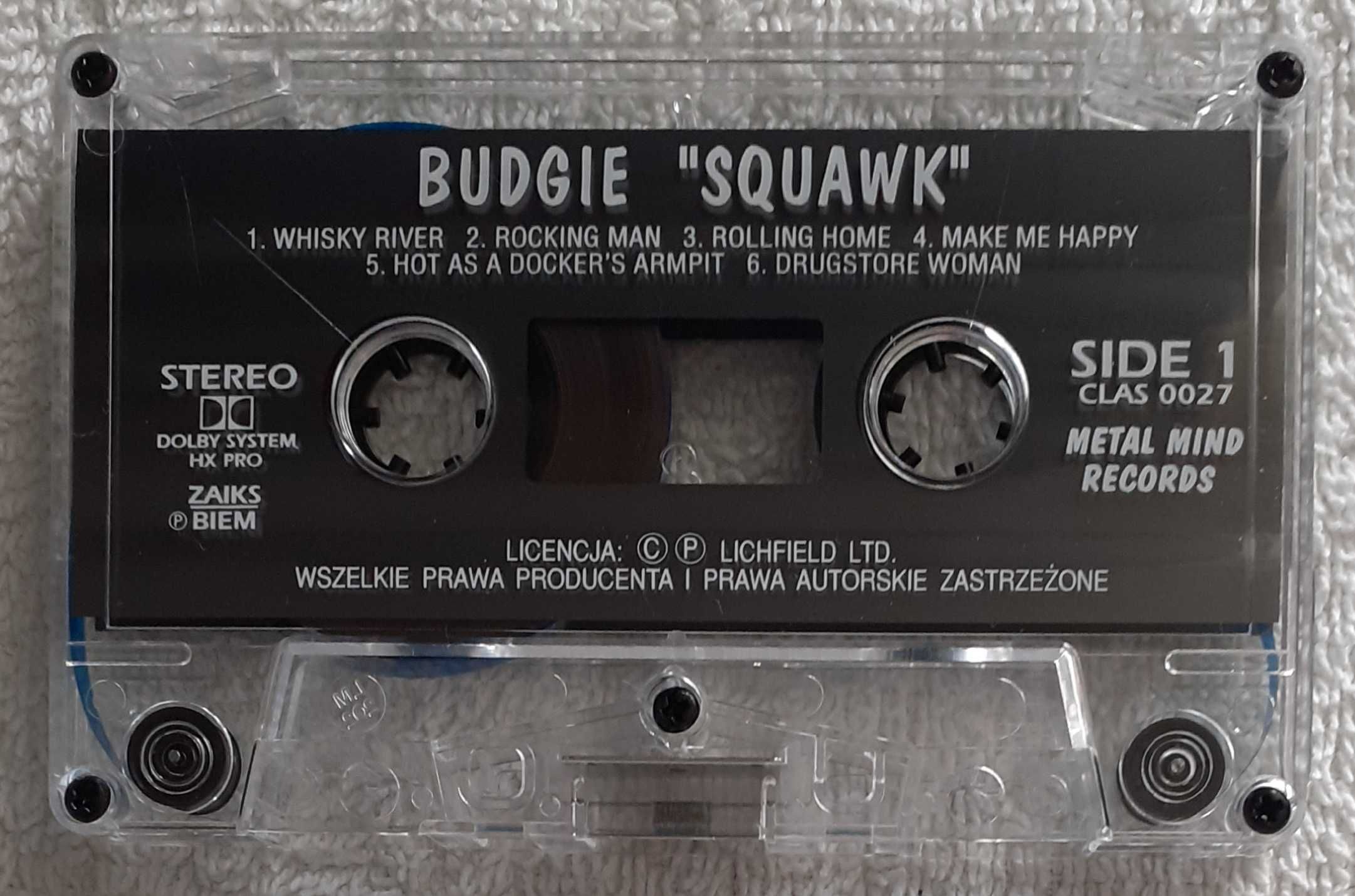 Budgie – Squawk (Cassette, Album)