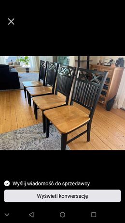 Stół Dębowy z 8 krzesłami , duży 240 cm