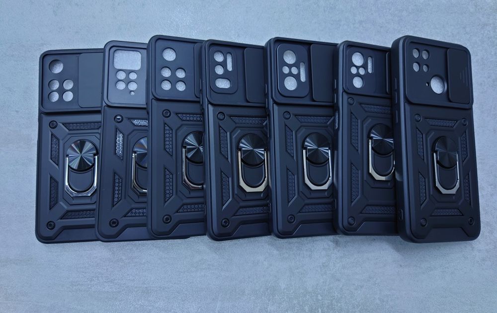 Противоударный чехол Xiaomi Redmi Poco любая модель M6 с кольцом