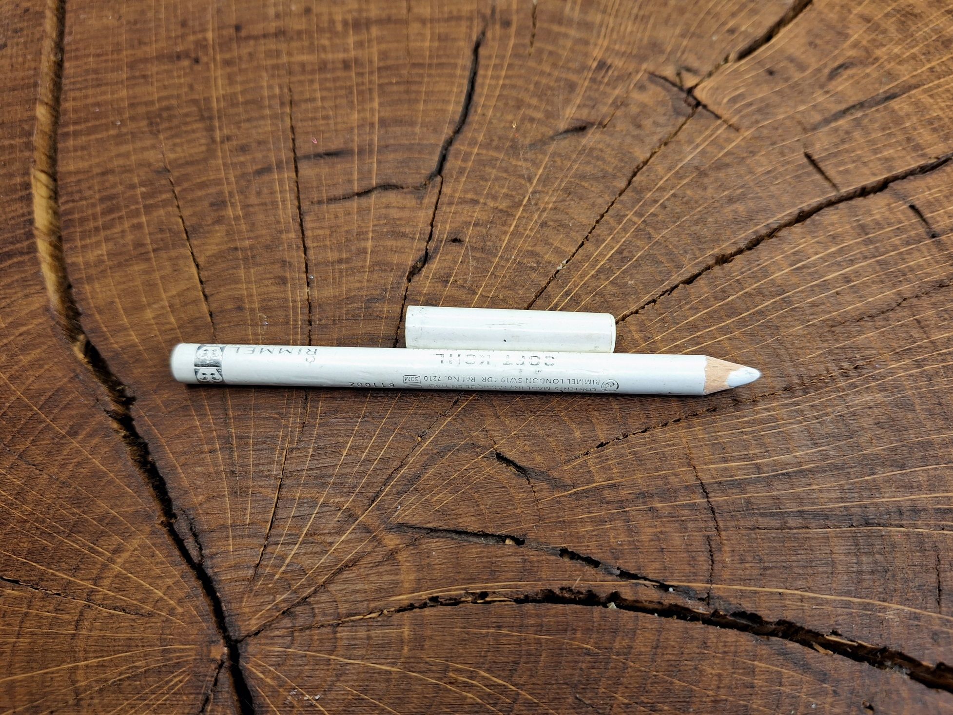 Kredka do oczu biała 071 pure white rimmel soft kohl kajal eye liner