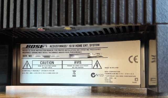 Subwoofer Bose Acoustimass® 10 series IV
