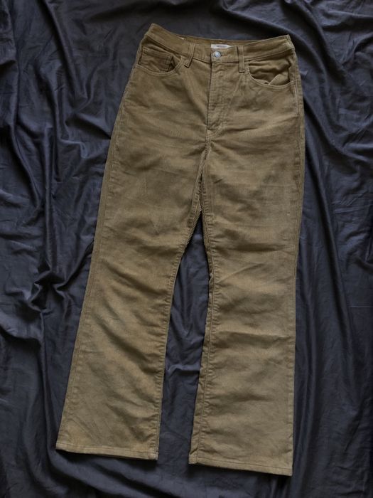 Вельветові штани кльош levis