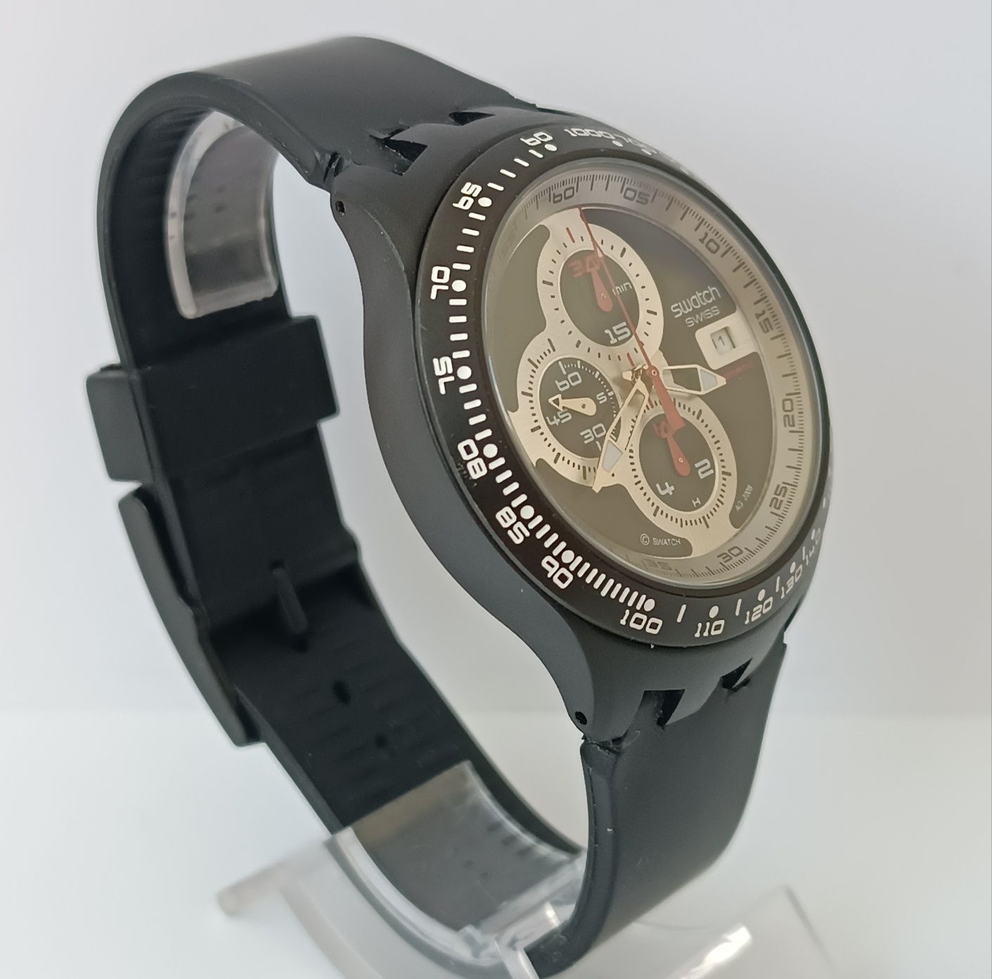 Швейцарський механічний хронограф Swatch automatic