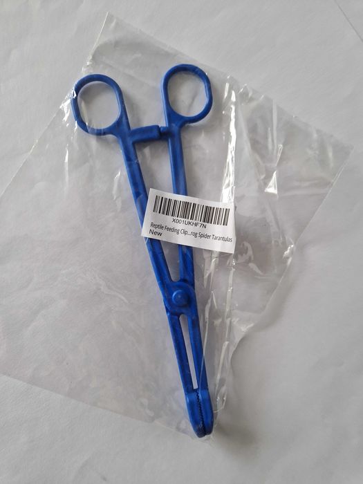 Szczypce do karmienia gadów, płazów, długie, nowe