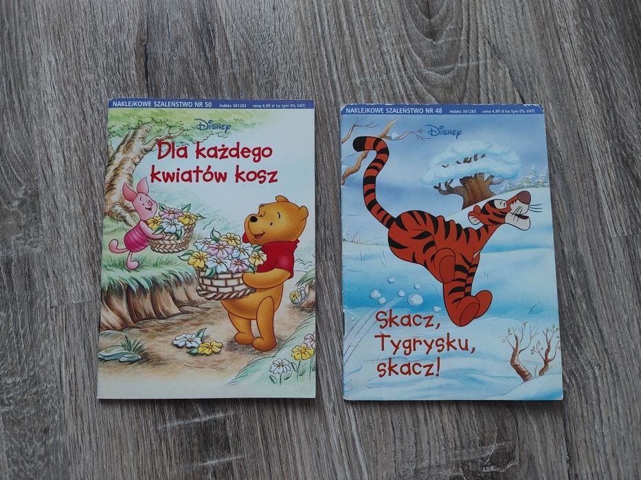 Zestaw książek książeczki dla dzieci mix 2 sztuk Kubuś Puchatek