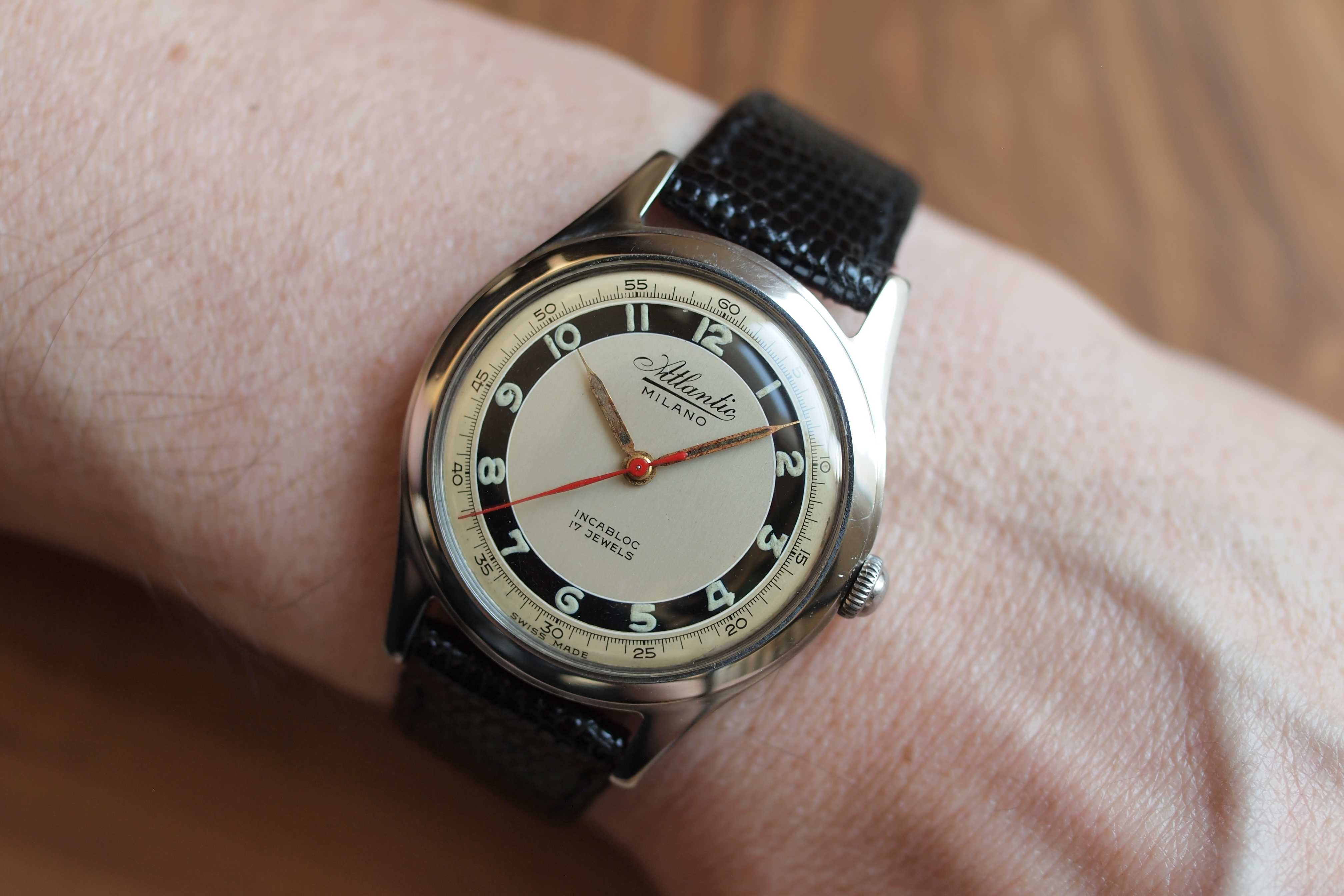 Atlantic Milano w dużej stalowej kopercie 36mm