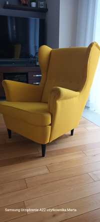 Fotel IKEA uszak żółty