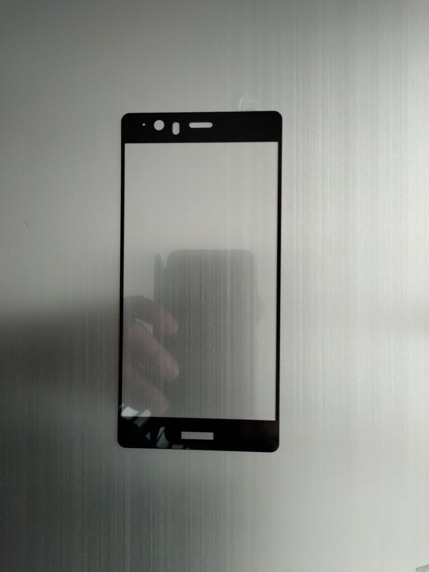 Película Ecrã Vidro Temperado Integral para Huawei P10 Plus - Preto