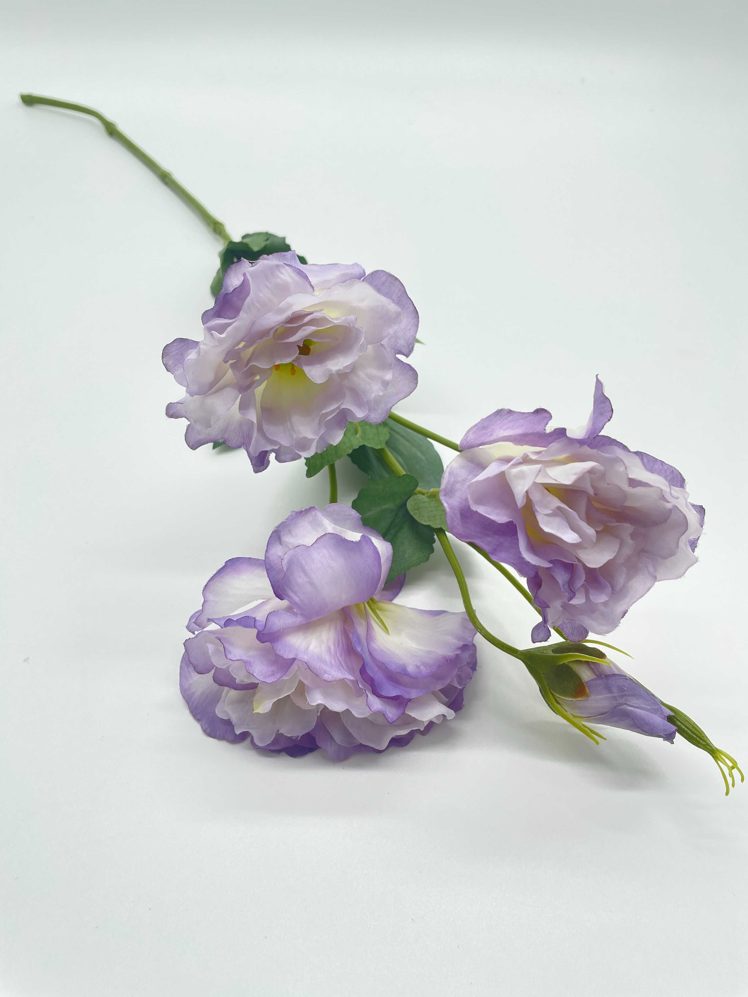 Jasno Fioletowa Eustoma Kwiat Wazon 68 cm