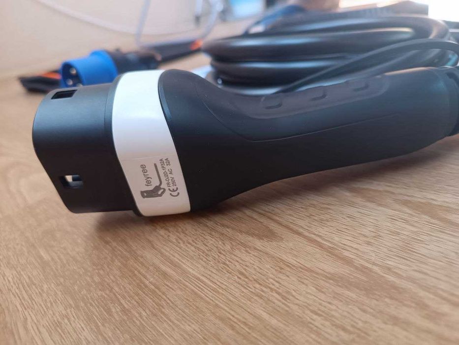 Зарядний пристрій type 1 nacs тесла feyree 7кВт gbt tesla зарядка