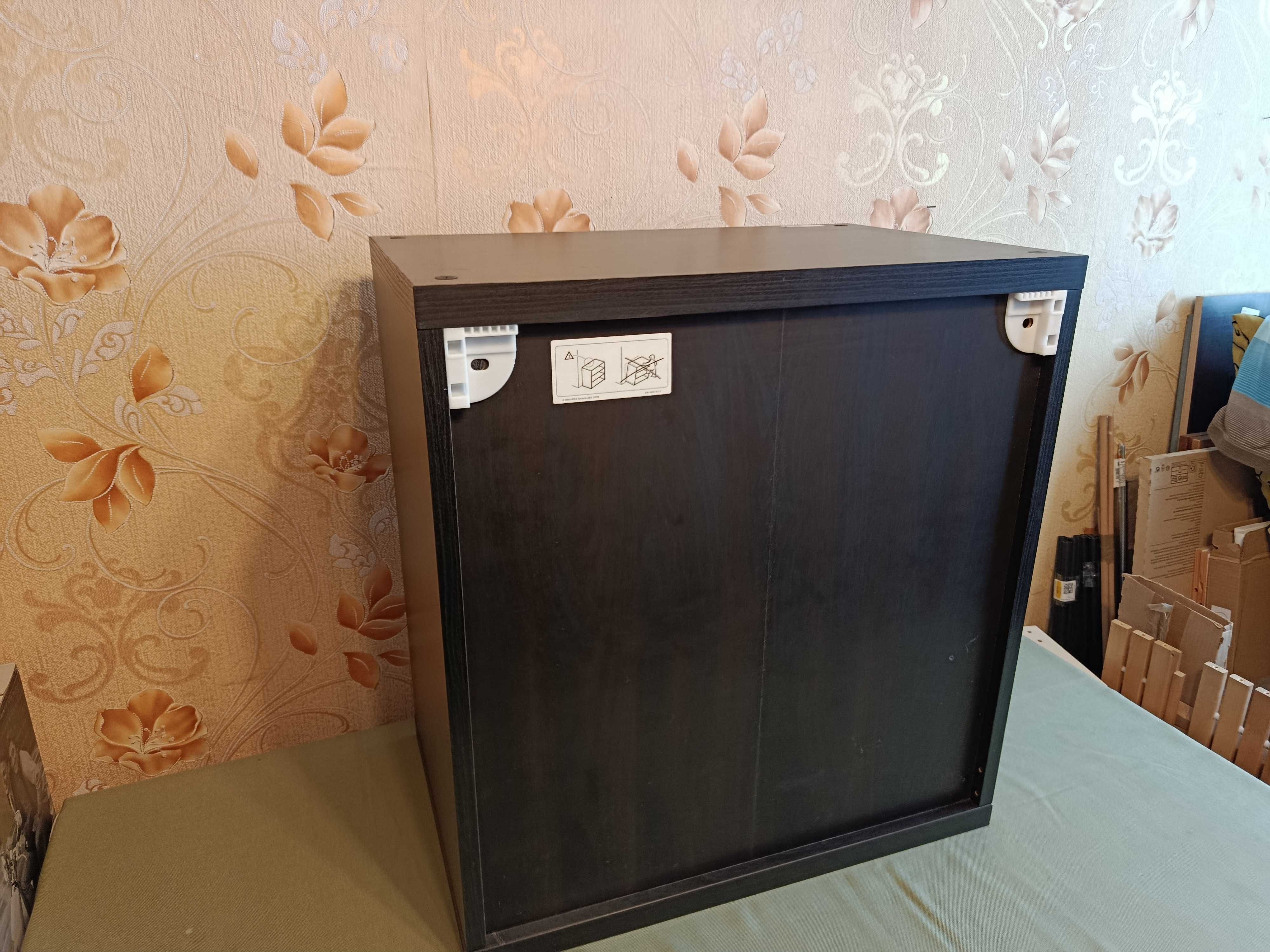 szafka komoda ikea obudowa BESTA 60x40x64 czarna czarny brąz