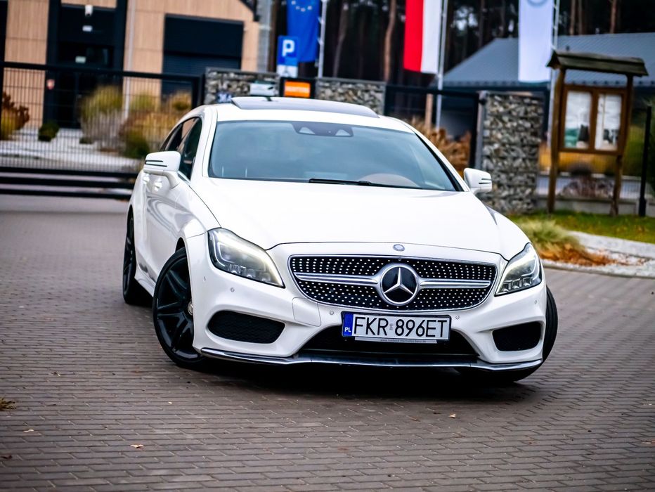 Mercedes-Benz CLS 350AMG Harman&Kardon Masaże Kamera360 ACC Webasto Szyberdach KeylessGo