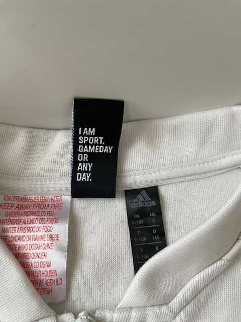 Bluza piłkarska Real Madryt Adidas rozmiar S młodzieżowe 140 cm