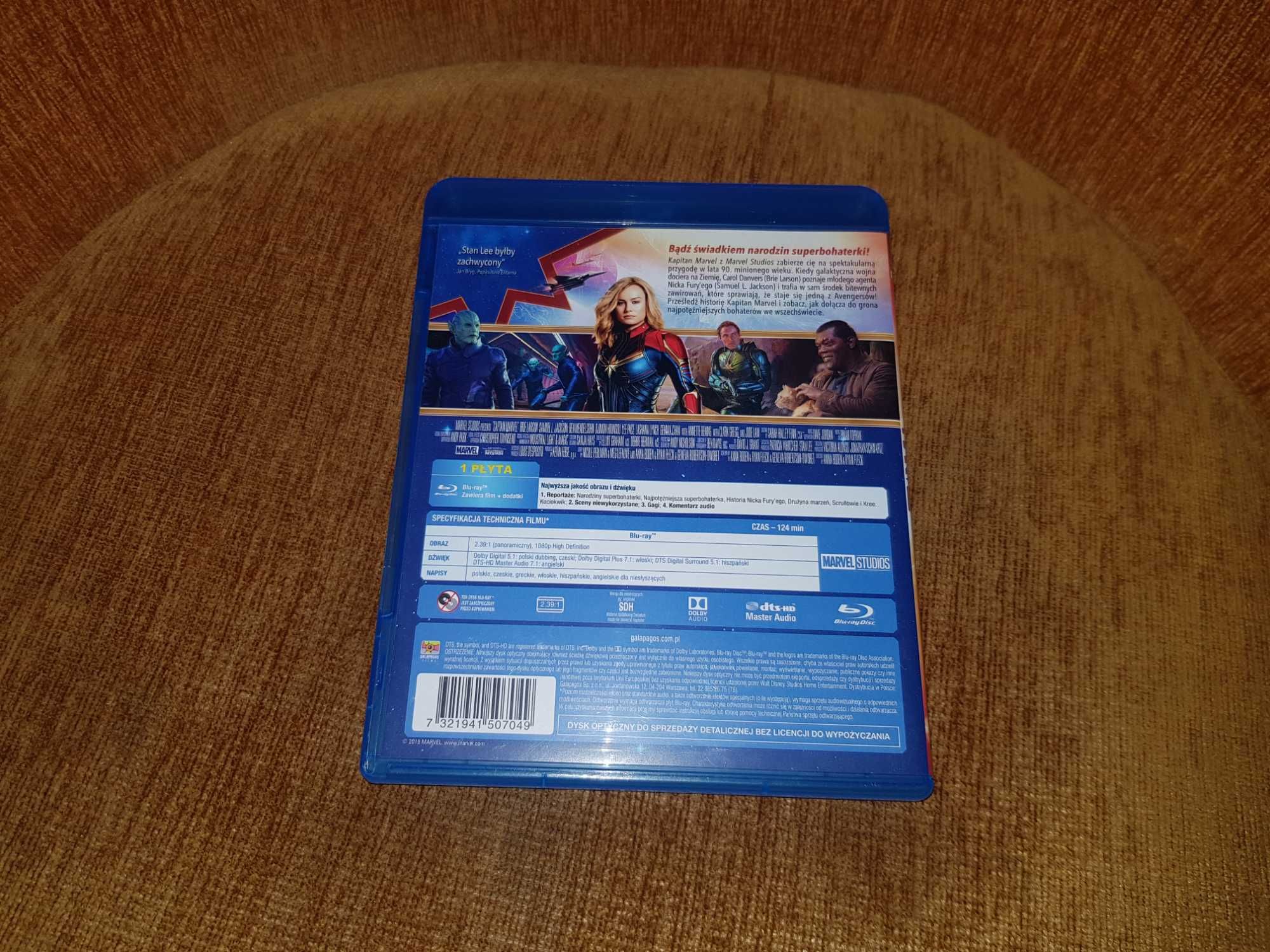 Kapitan marvel blu-ray po polsku