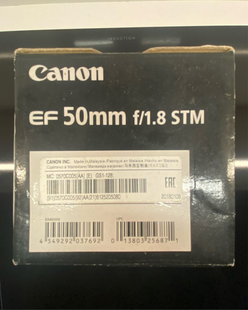 Canon ef 50mm - f/1.8 stm