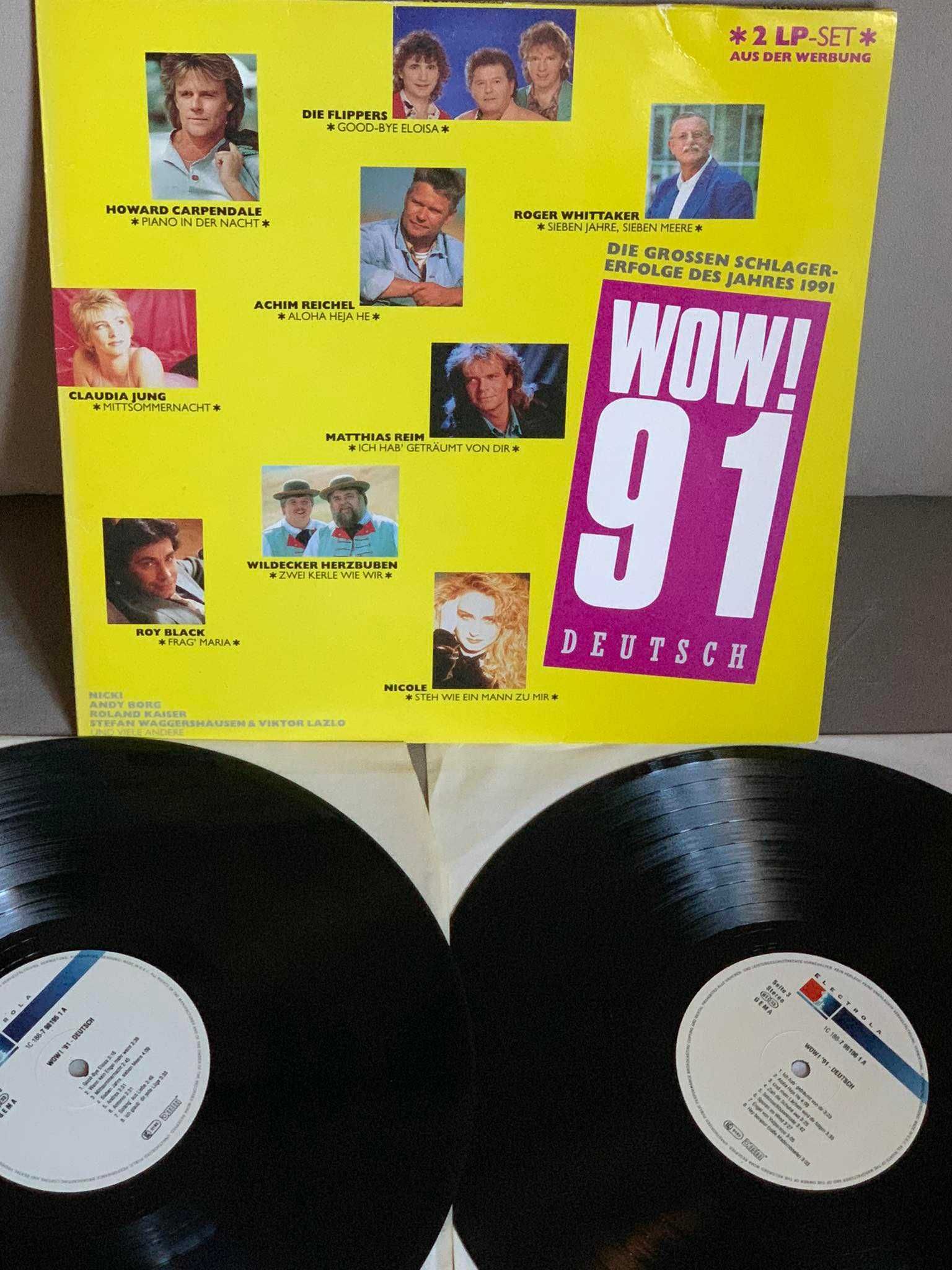 WOW! 91  Deutsch - Winyl - 2 LP - (The Flippers, Roy Black) -stan VG+!