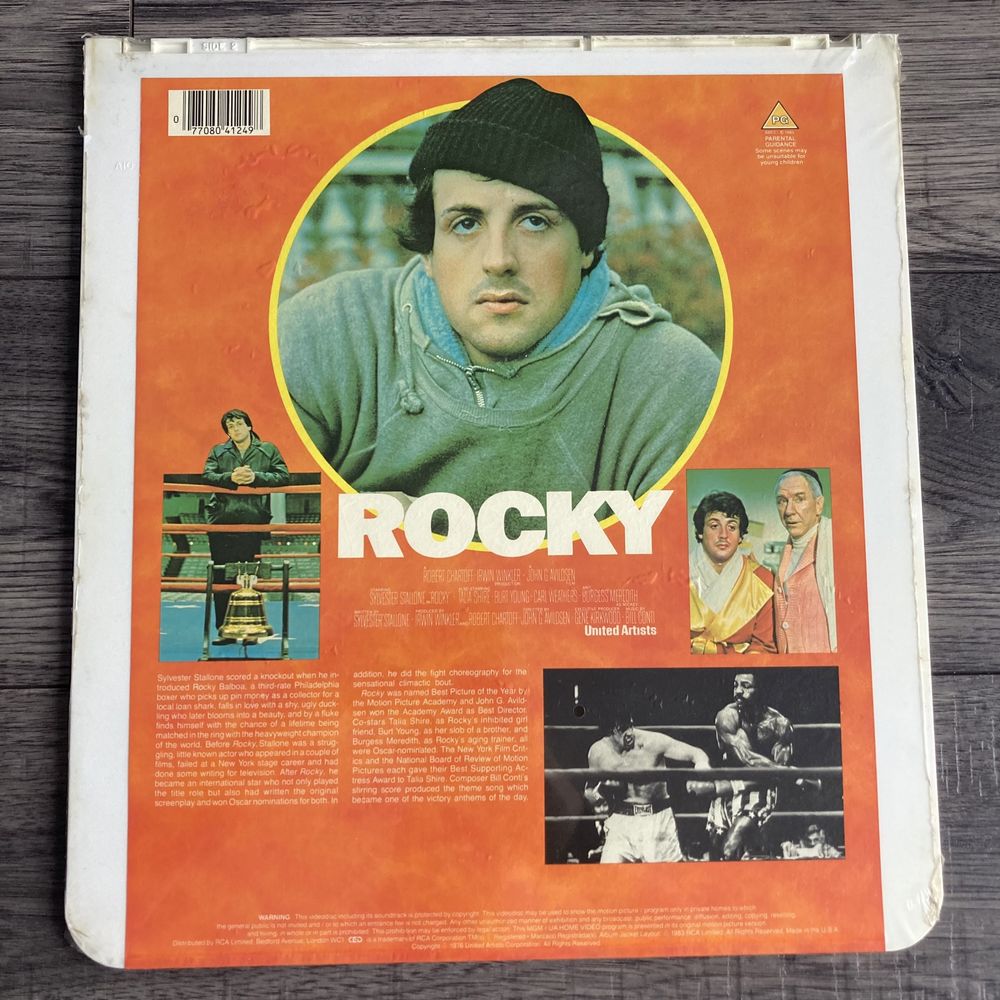 Rocky Ced disc - Stallone. - Nowy