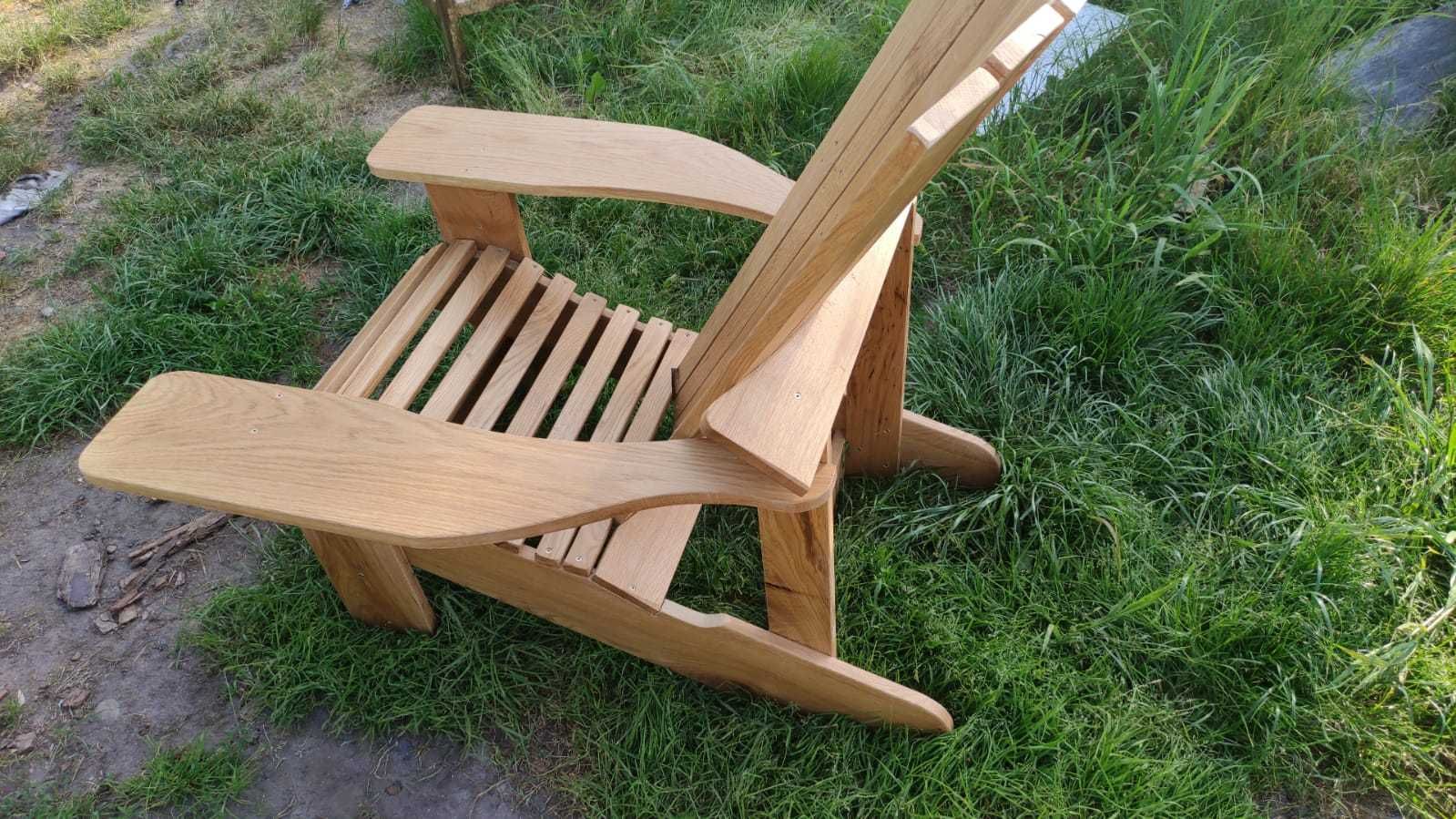 Krzesło ogrodowe z dębu