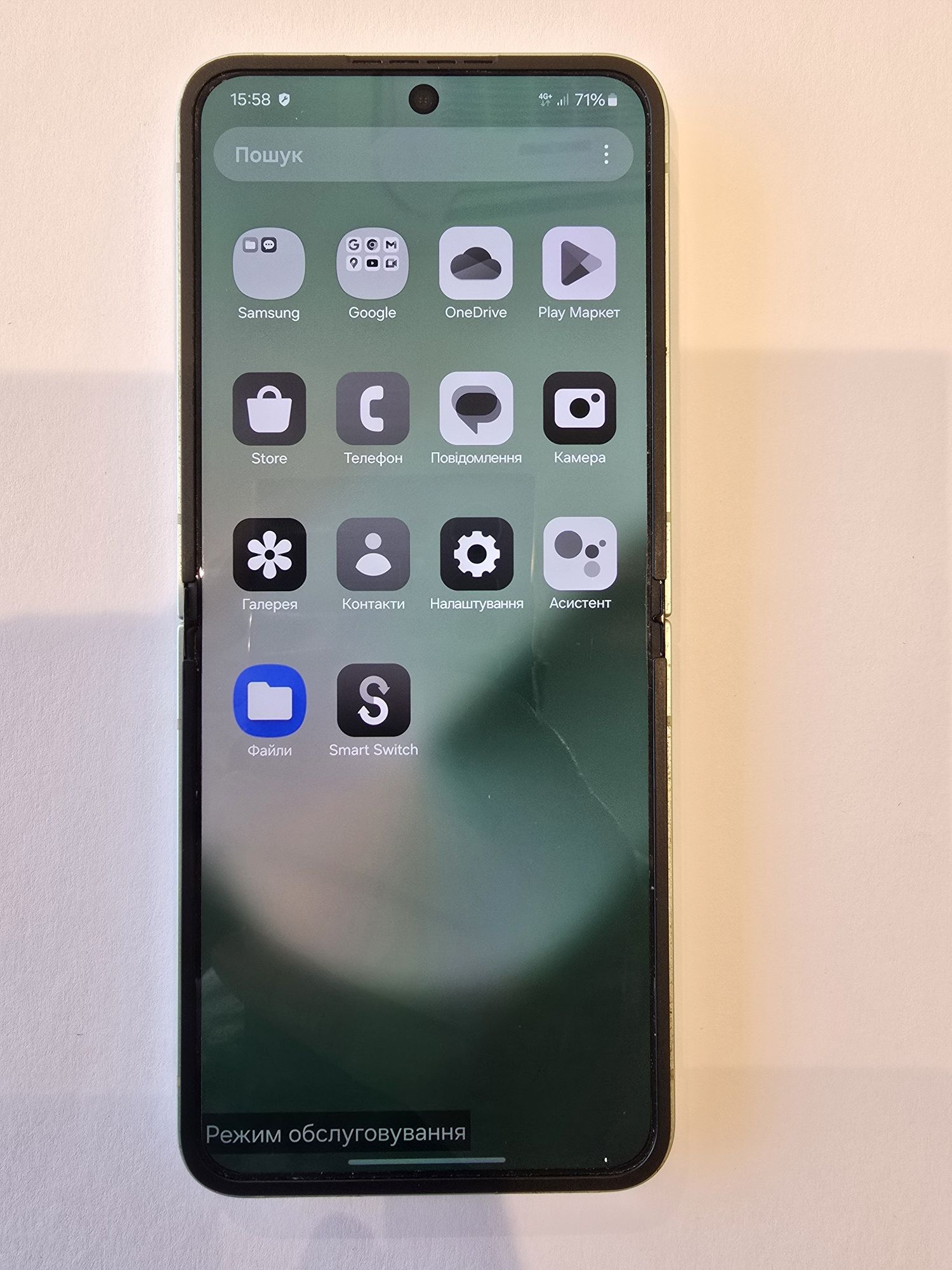 Модуль дісплей внутрішній Samsung Galaxy Flip 6 SM-F741B Light green