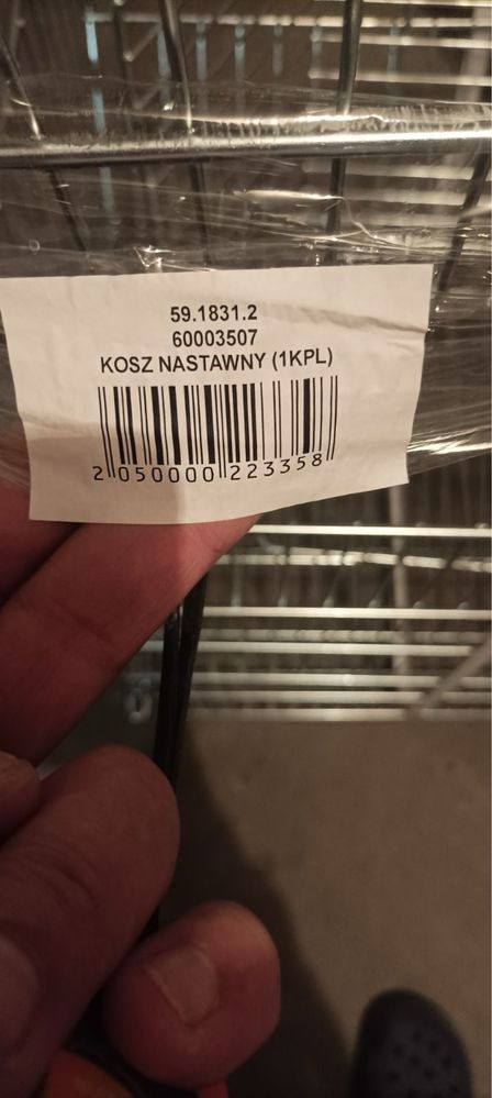 Kosz nastawny stalowy