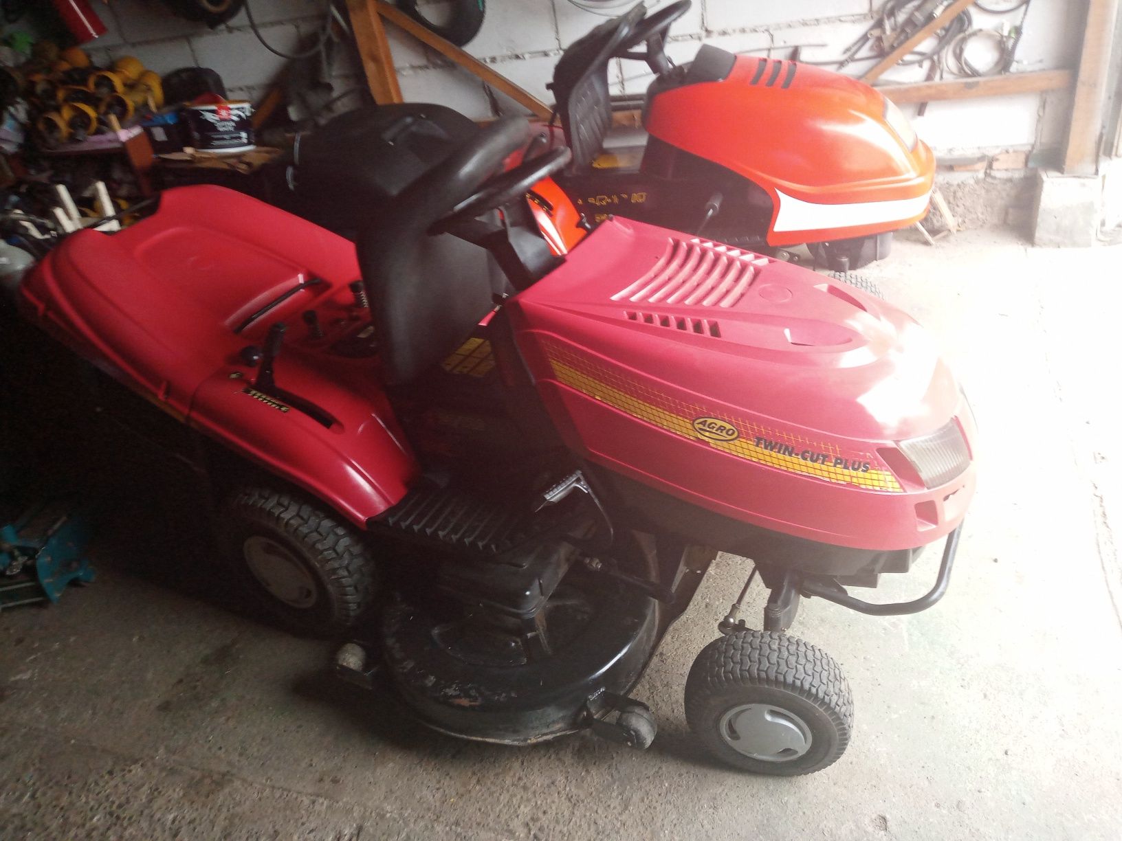 Traktorek kosiarka 20hp 2 cyl pompa oleju duży kosz automat