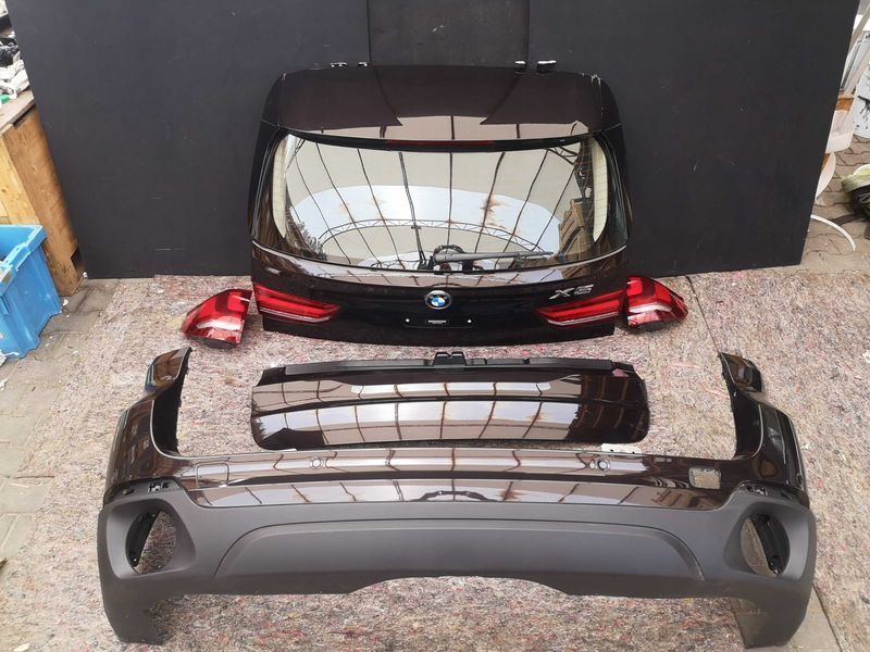 Бампер задний BMW X5 F15 M-paket рестайл дорестайл разборка запчасти