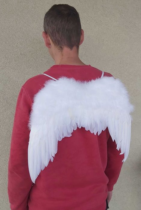 Dekoracyjne Skrzydła Anielskie Duże Dla Aniołka Prawdziwe Jasełka