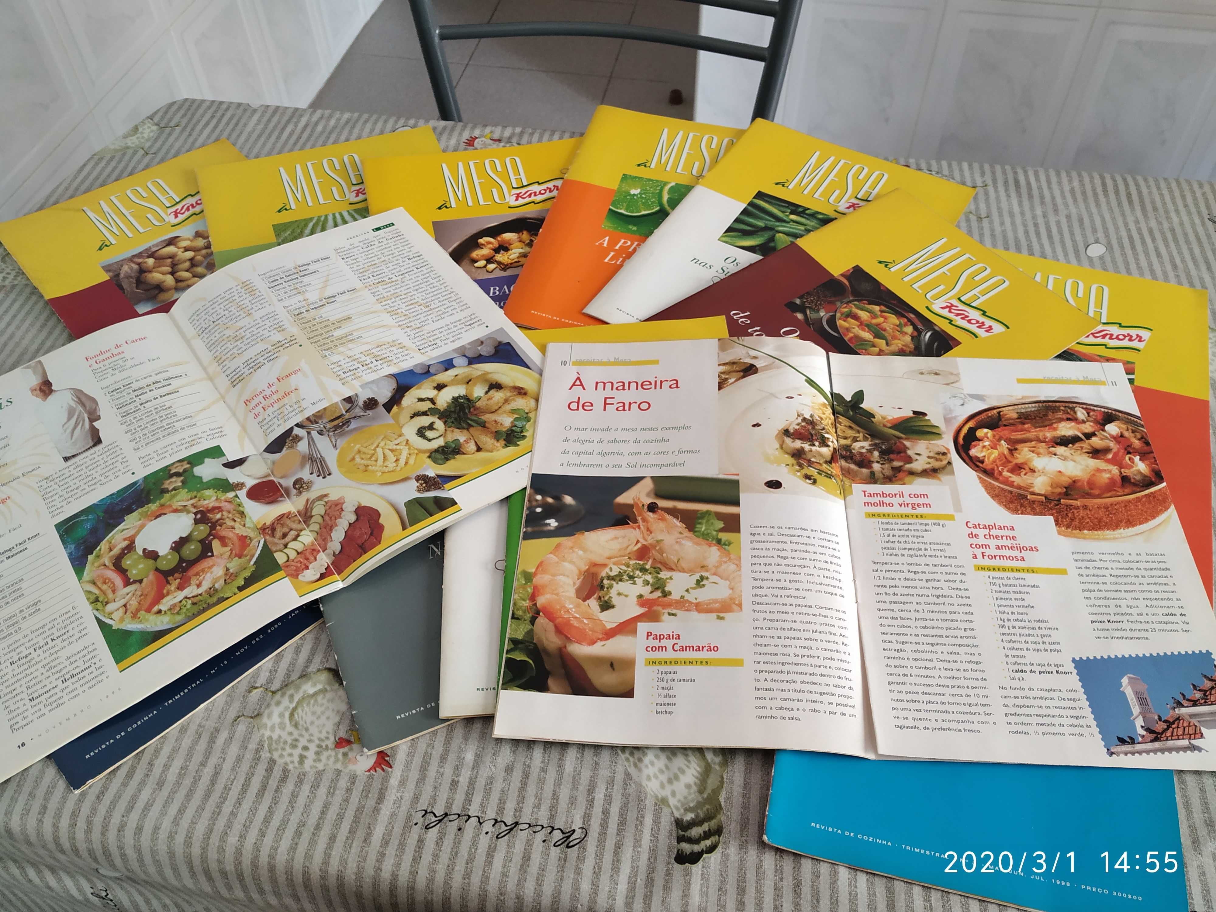 Lotes Revistas de culinária