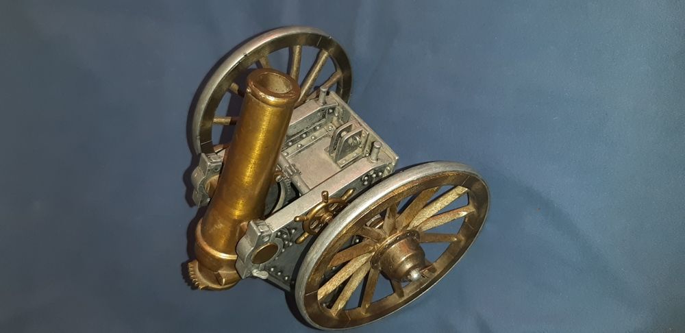 Armata moździerz duża miniatura Mortero 1895 szabla bagnet