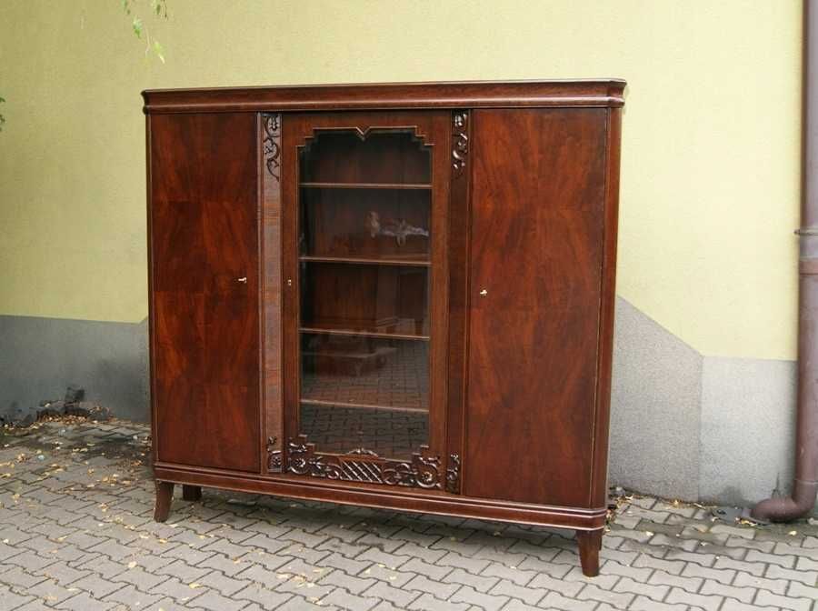 Okazały Gabinet _ Biblioteka + Biurko + Fotel _ po renowacji _ antyki