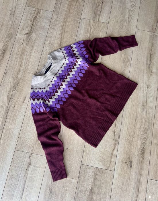 Sweter damski dlugi rekaw cieply mily codzienny jesien zima M/38