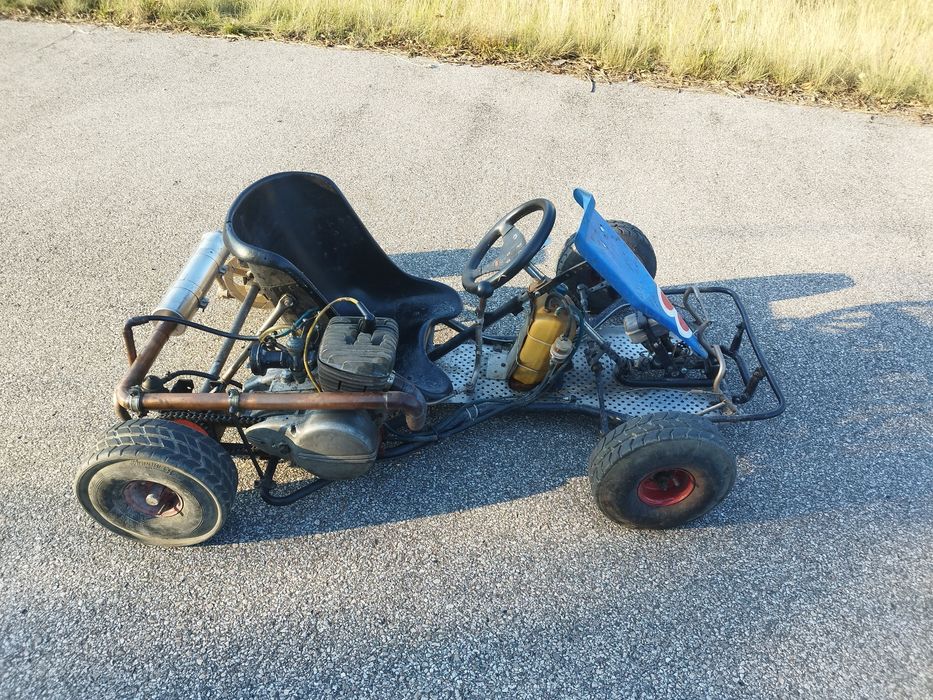 Gokart z silnikiem wsk 125 PRL