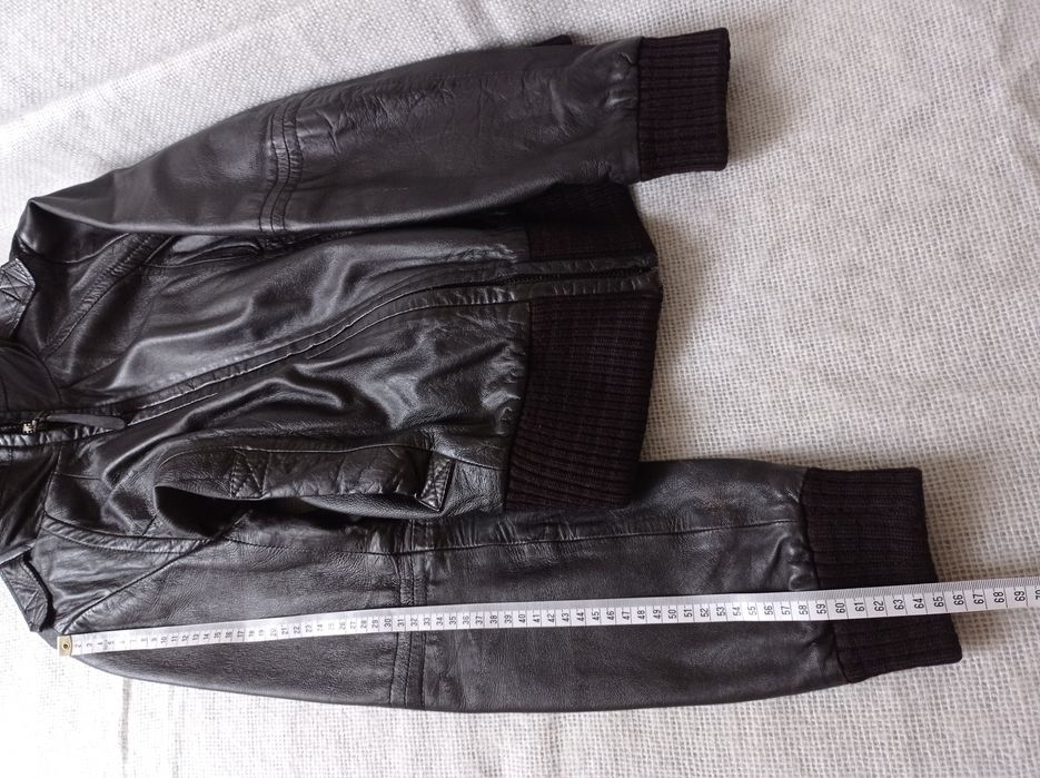 Zara Basic kurtka skórzana rozm L