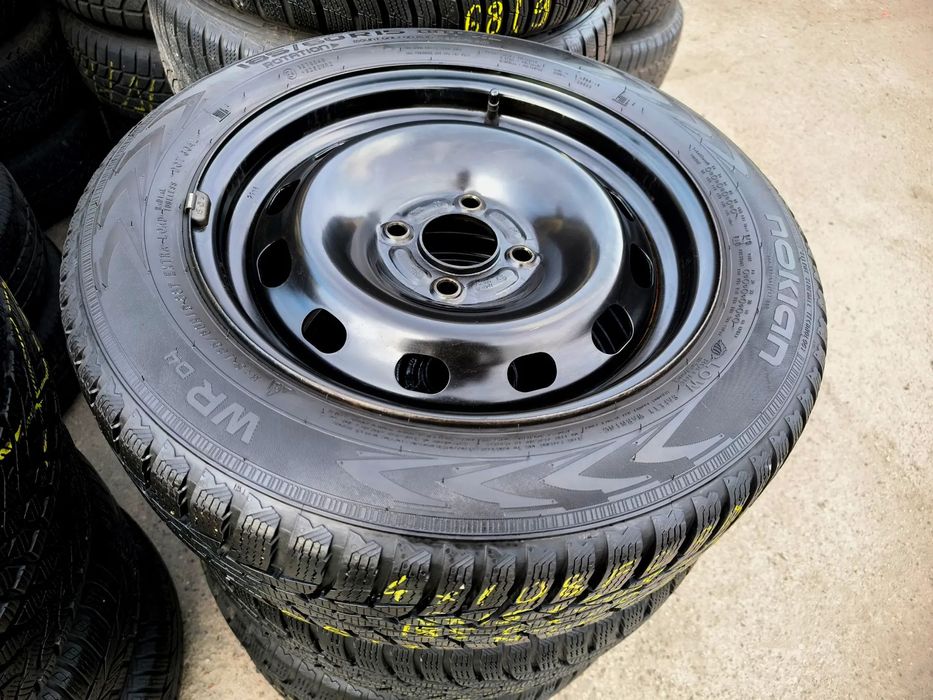 4x108 Felgi Stalowe Stal 15 Koła Zimowe Zima FORD B-max Ecosport FIESTA MK5 Mk6 MK7 FUSION FOCUS MK1 TRANSIT TOURNEO COURIER MAZDA 2 Legnica ALU-RAD 6,5mm 185/60