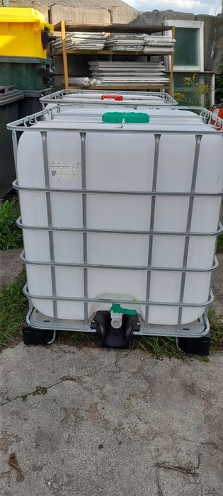 Zbiornik 1000l paletopojemnik na wodę deszczówkę