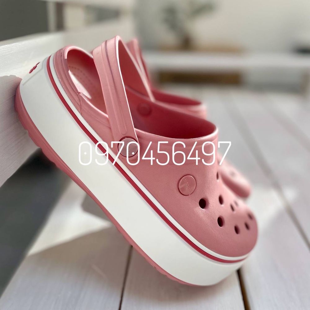 Сірі Крокси Жіночі Crocs Platform Женские Кроксы Серые