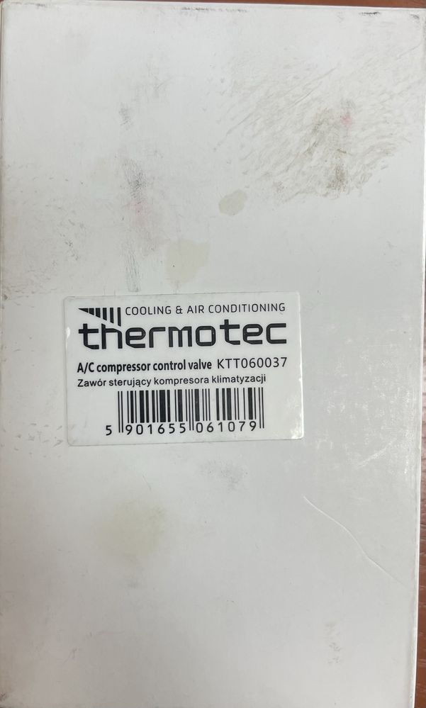 Thermotec KTT060037 Zawór regulacyjny, kompresor klimatyzacji