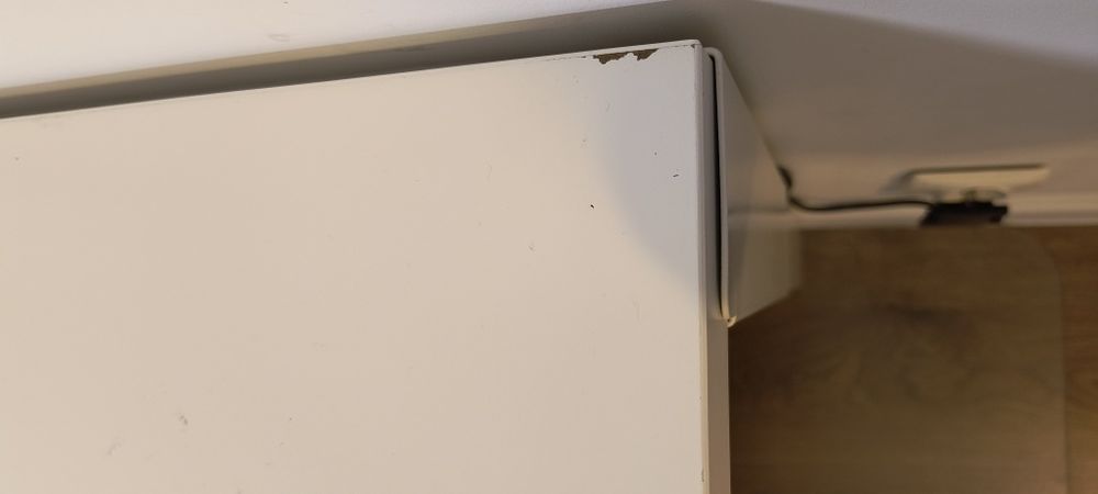 PAHL białe biurko z nadstawką