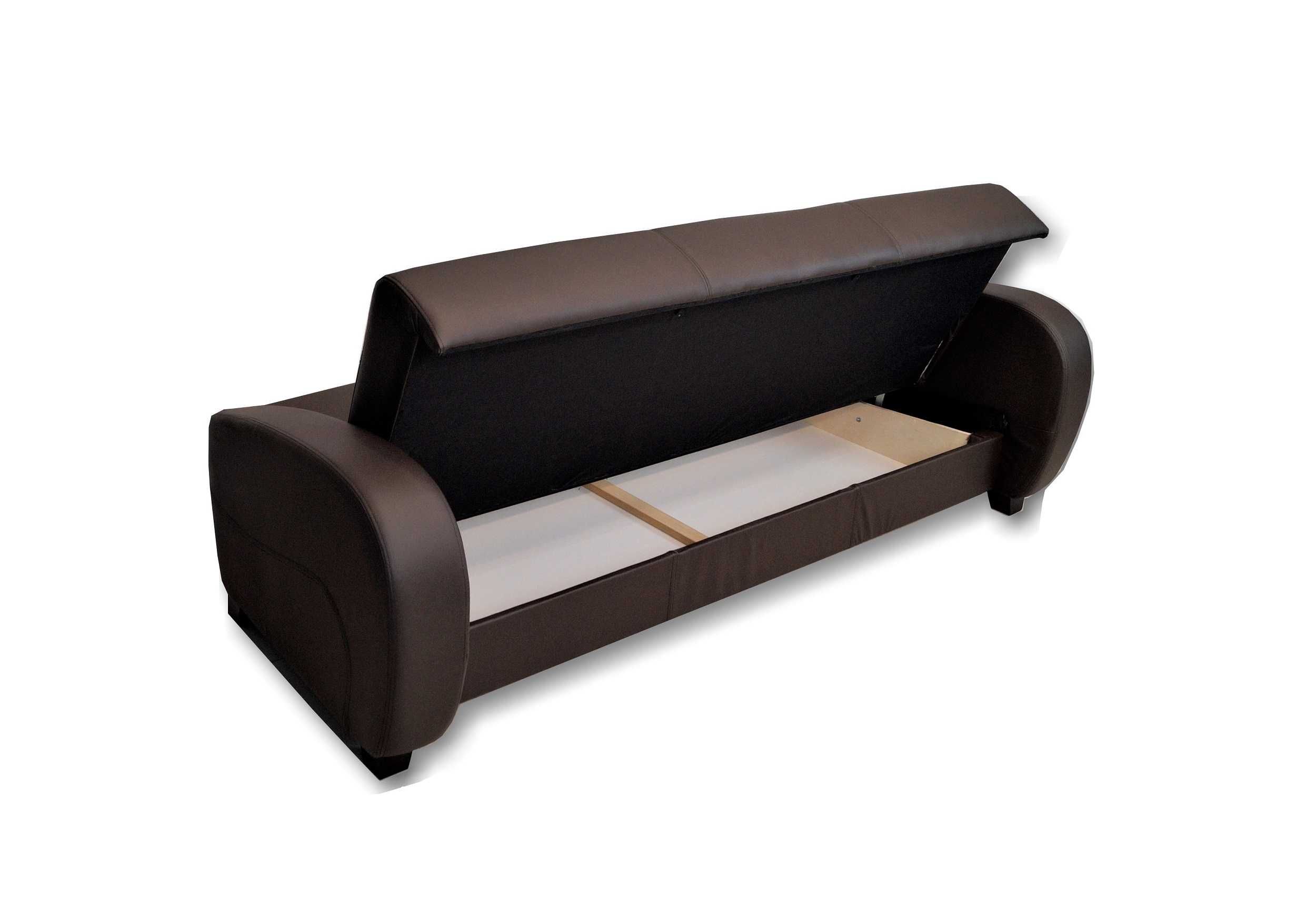 Kanapa ze skóry 222cm sofa 3os skórzana wersalka skóra naturalna