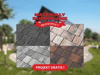 Kostka brukowa MODERNO DROGBRUK na chodnik, podjazd PROJEKT GRATIS