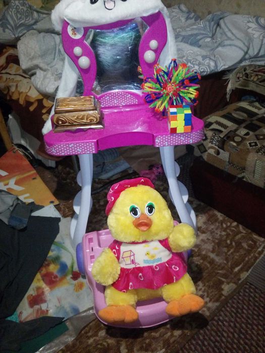 Столік дитячий+шкатулка ручна работа.ЛОТОМ.