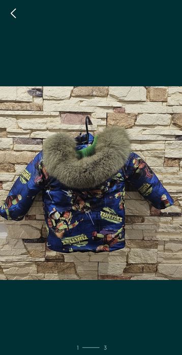 Куртка с натуральным мехом, зимняя куртка