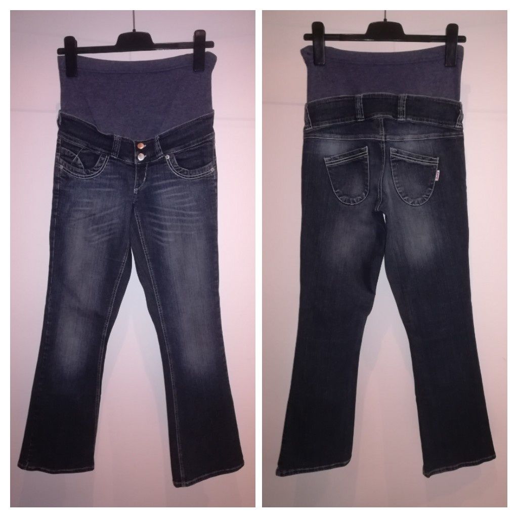 Odzież ciążowa S/M zestaw: spodnie 4 pary, szorty, spódnica, bluzka