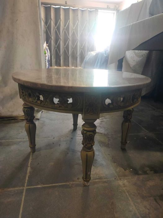Mesa  Vintage Tampo mármore