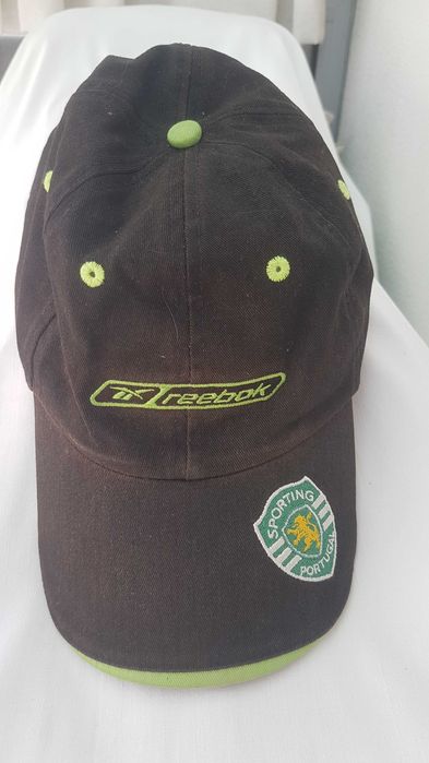 Boné - Chapéu do Sporting em preto e verde - Usado