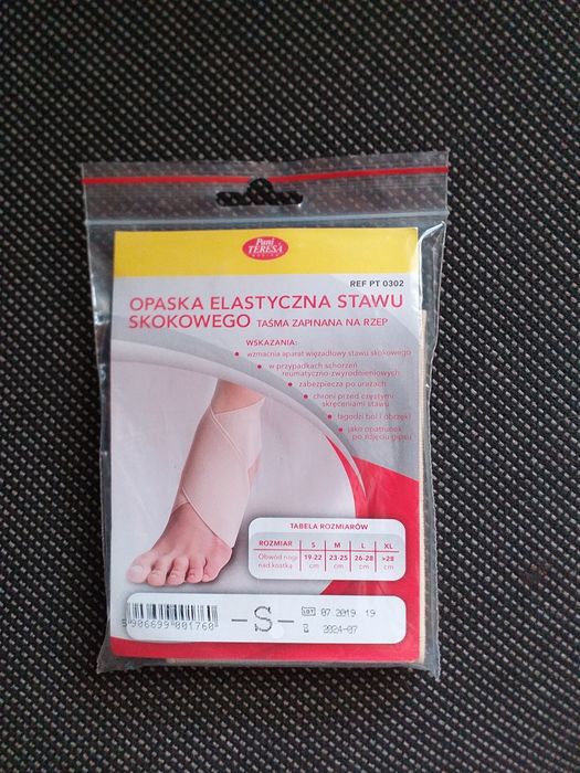 opaska elastyczna stawu skokowego S