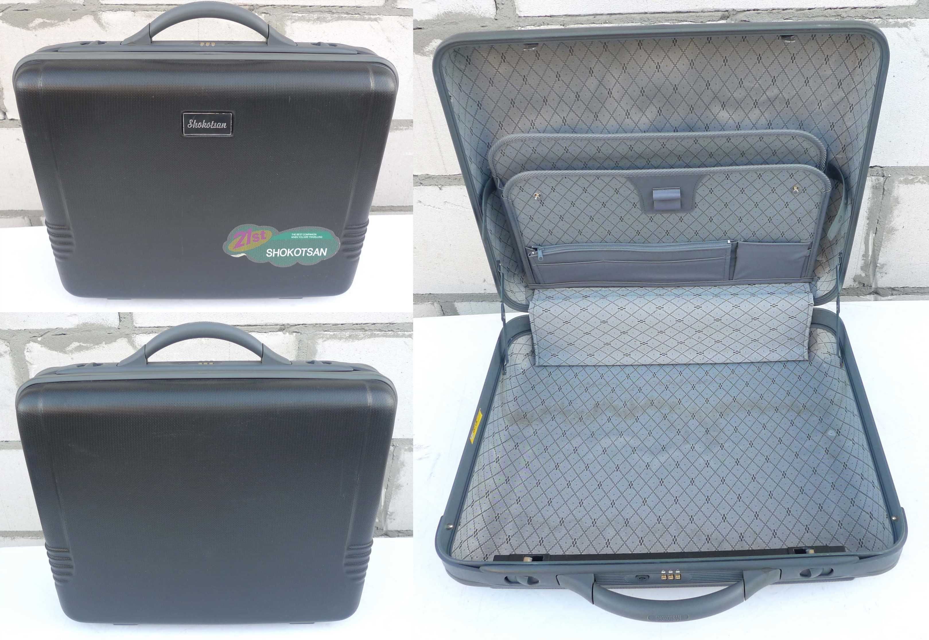 Walizka Shokotsan neseser 51x46x15cm teczka z tworzywa organizer case