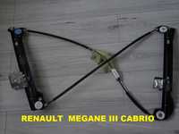 Renault Megane III 3 CC Cabrio Podnośnik Szyby Przod Prawy 10-15 [3a]