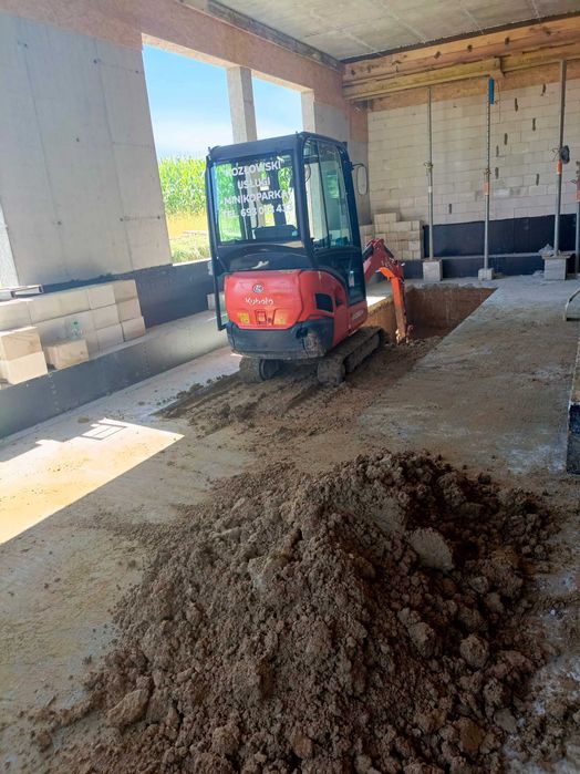 Usługi Minikoparką-Transport